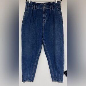 Hollister Ultra High Waisted Balloon Leg Denim Jeans Size 15R